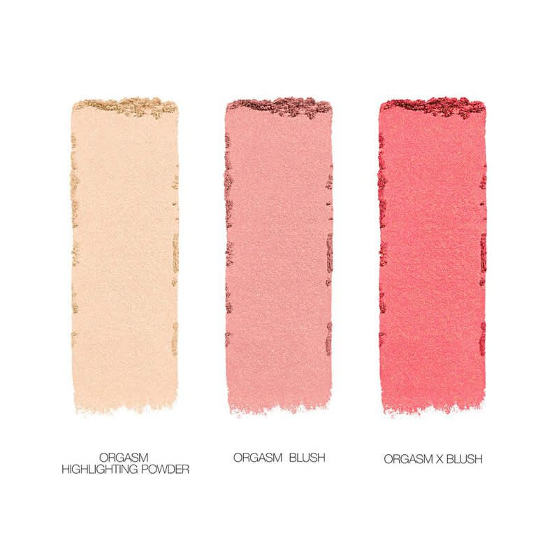 ORGASM X CHEEK PALETTE - PALETA DE BLUSH E ILUMINADOR ORGASM X 3,3G (x3)