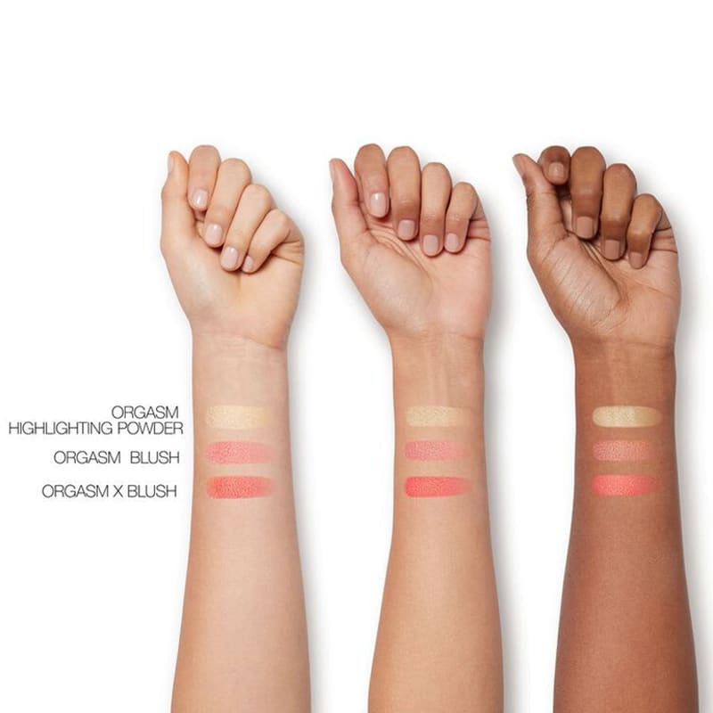 ORGASM X CHEEK PALETTE - PALETA DE BLUSH E ILUMINADOR ORGASM X 3,3G (x3)