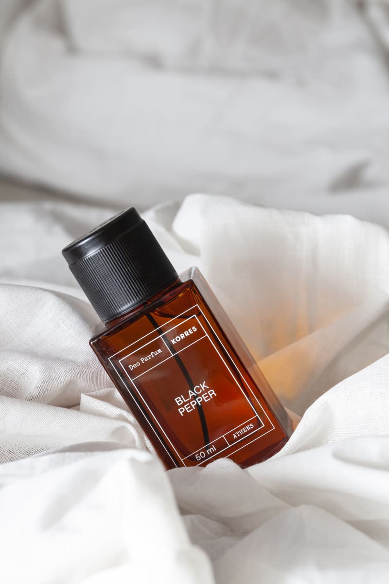 Korres Black Pepper Desodorante Parfum Spray – Fragrância Masculina - 50ml
