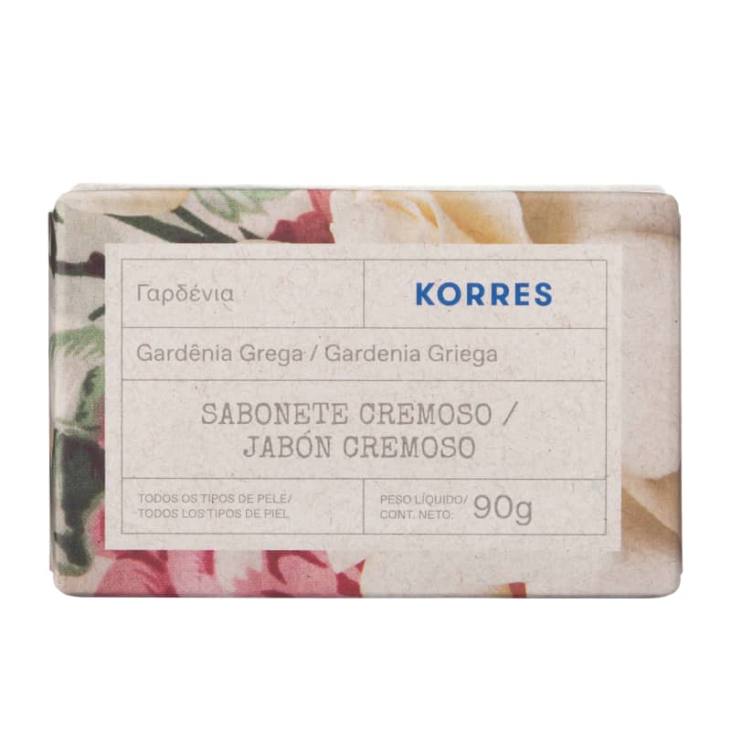 Korres Gardênia Grega Sabonete em Barra – 90g