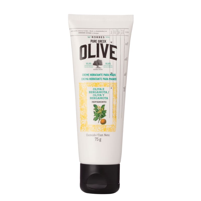 Korres Oliva e Bergamota Creme Desodorante Hidratante para Mãos – 75g