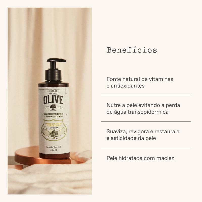 Korres Oliva e Bergamota Creme Desodorante Hidratante Corporal - 200ml