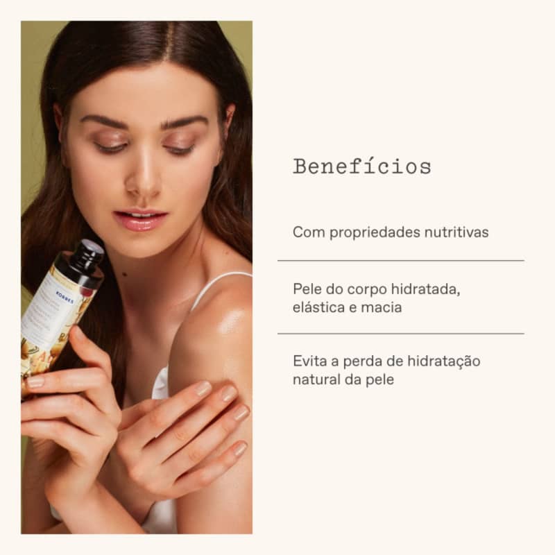 Korres Algodão Óleo Desodorante Corporal Hidratante – 200ml