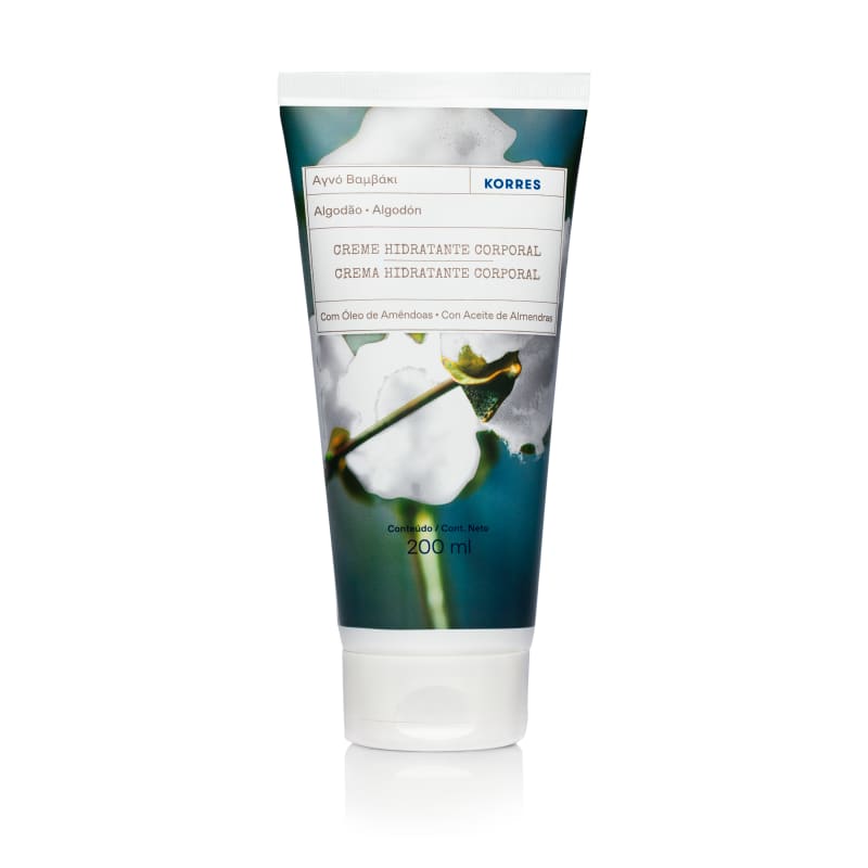 Korres Algodão Creme Desodorante Hidratante Corporal - 200ml
