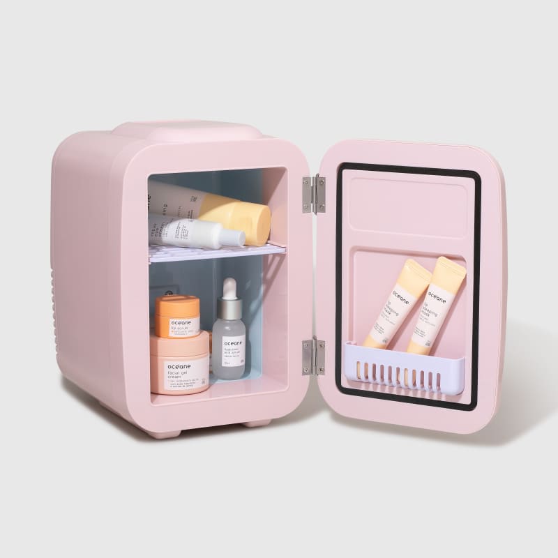 Skincare Fridge Mini Geladeira Rosa