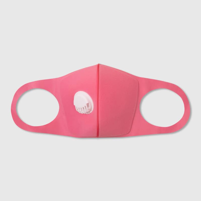 Máscara de Proteção com Respirador Lavável Rosa