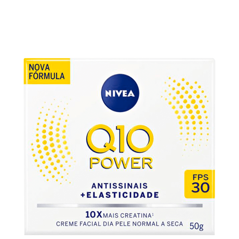 NIVEA Q10 Pele Normal a Seca Dia FPS30 - Creme Anti-Idade 50g