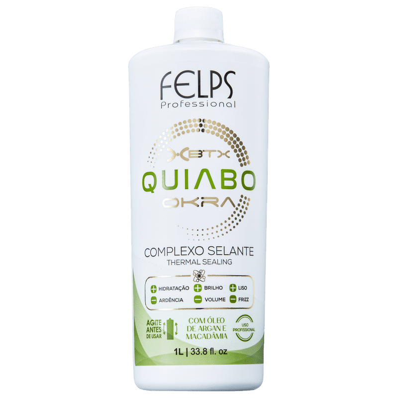 Felps Professional XBTX OKRA Quiabo - Selagem Térmica 1L Menor preço em Felps Professional XBTX OKRA Quiabo - Selagem Térmica 1L
