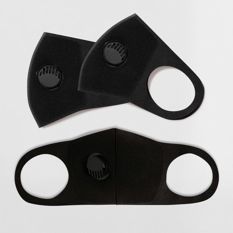 Kit 3 Máscaras de Proteção Preta