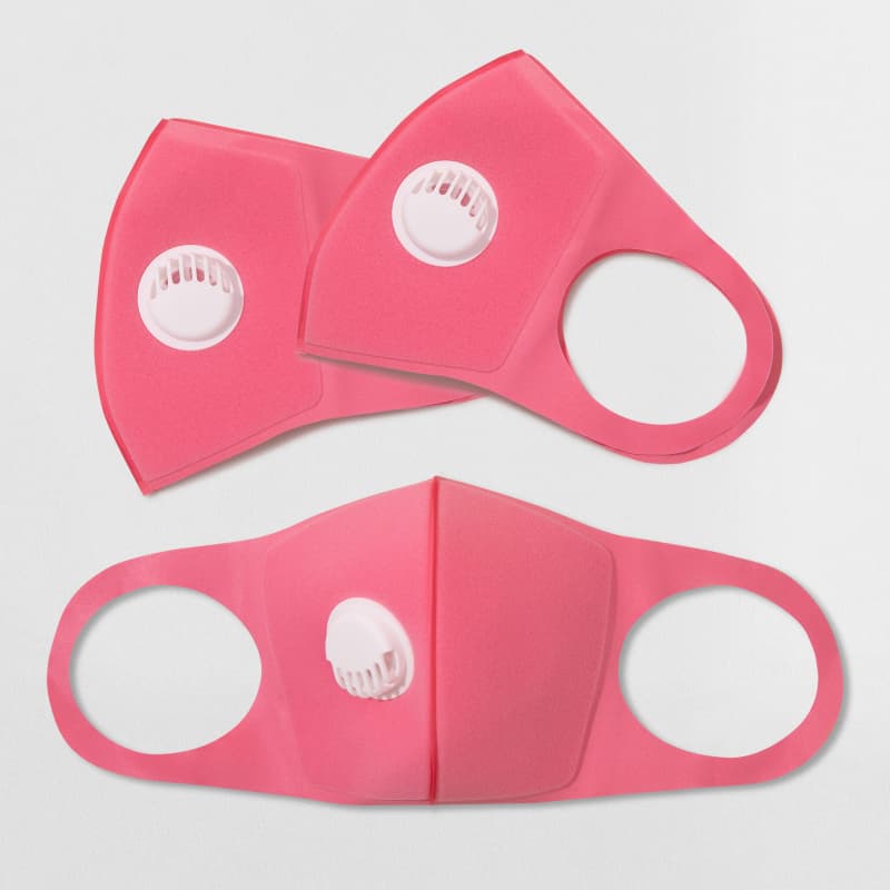Kit 3 Máscaras de Proteção Rosa