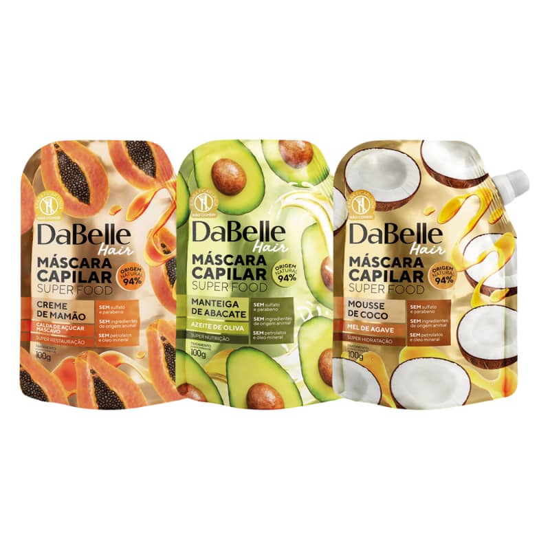 Kit DaBelle Super Food Cronograma Capilar