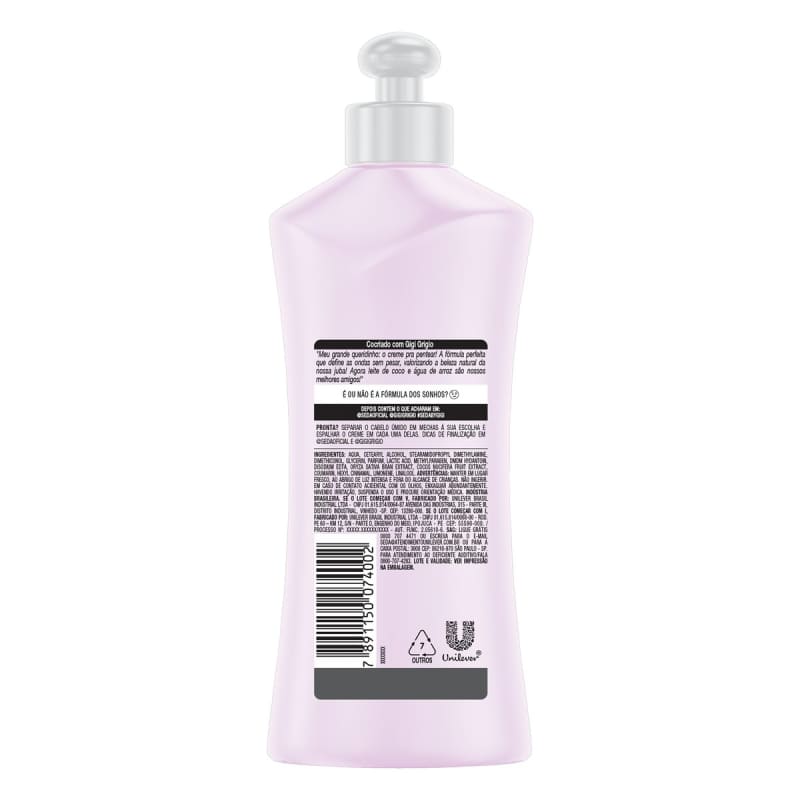 Creme para Pentear Seda Ondas Antifrizz by Gigi Grigio Frasco 300ml
