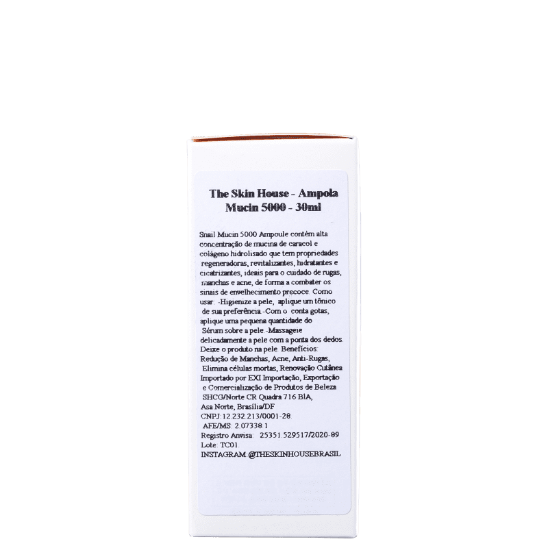 THE SKIN HOUSE Snail Mucin 5000 Ampoule - Sérum Facial 30ml
