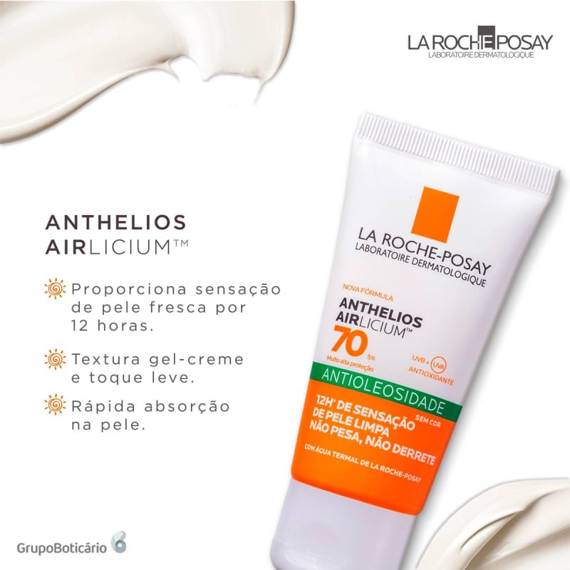 La Roche-Posay Anthelios Airlicium FPS70 - Protetor Solar 50g