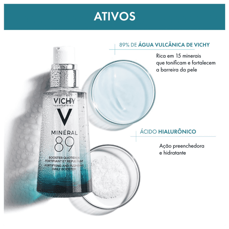Vichy Minéral 89 - Hidratante Facial 30ml