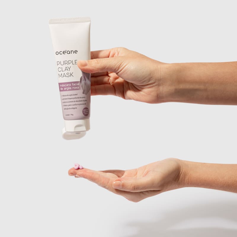 Purple Clay Mask - Máscara Facial de Argila Roxa