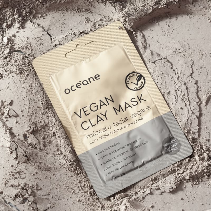 Vegan Clay Mask - Máscara Facial Vegana 15g