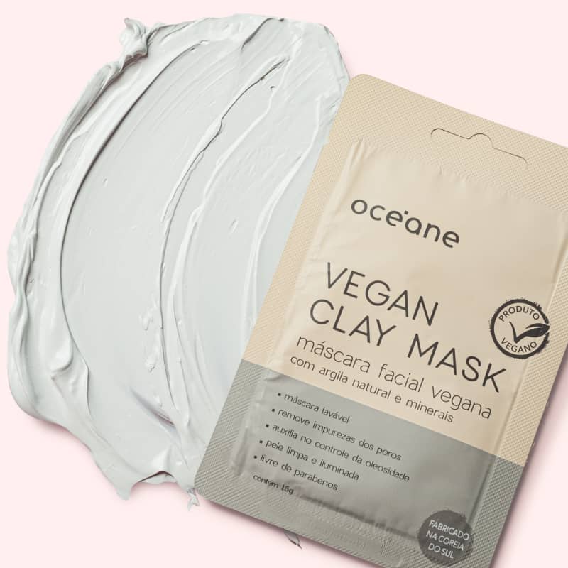 Vegan Clay Mask - Máscara Facial Vegana 15g