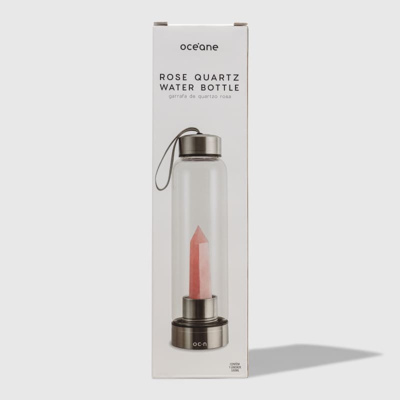 Rose Quartz Bottle - Garrafa de Quartzo Rosa 550ml