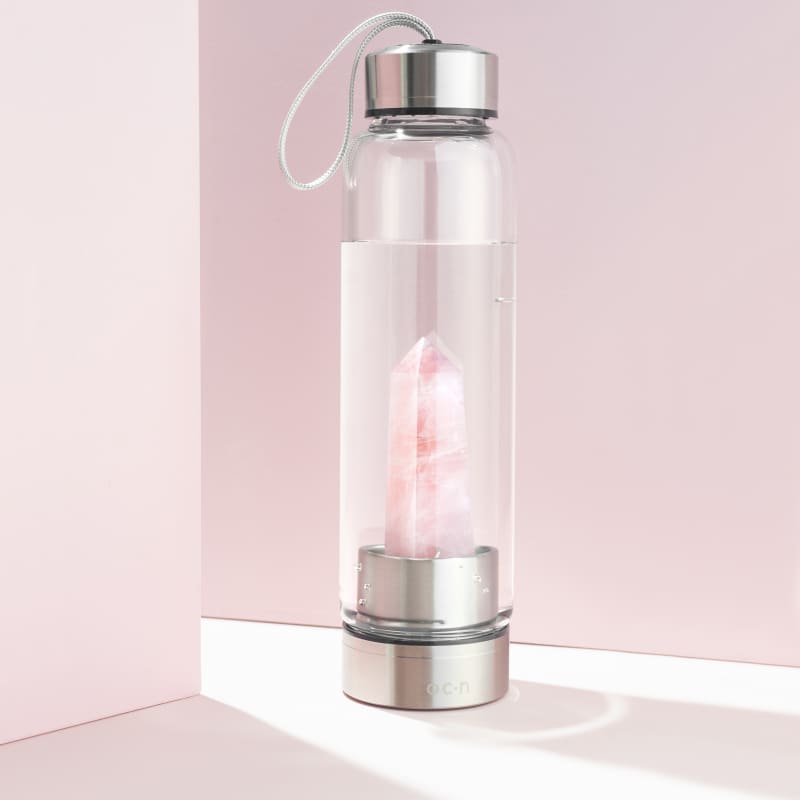 Rose Quartz Bottle - Garrafa de Quartzo Rosa 550ml