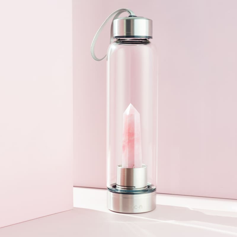 Rose Quartz Bottle - Garrafa de Quartzo Rosa 550ml