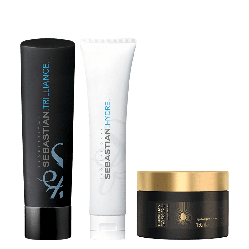 Kit Sebastian Professional Hydre e Dark Oil (3 Produtos)