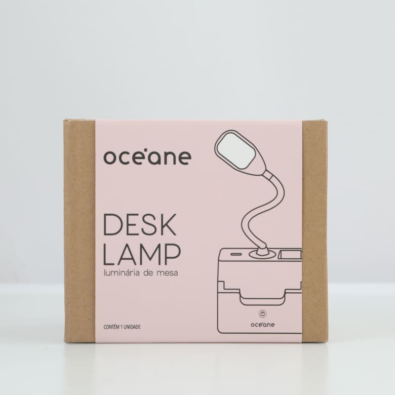 Desk Lamp - Luminária de Mesa Rosa