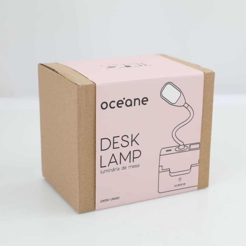 Desk Lamp - Luminária de Mesa Rosa