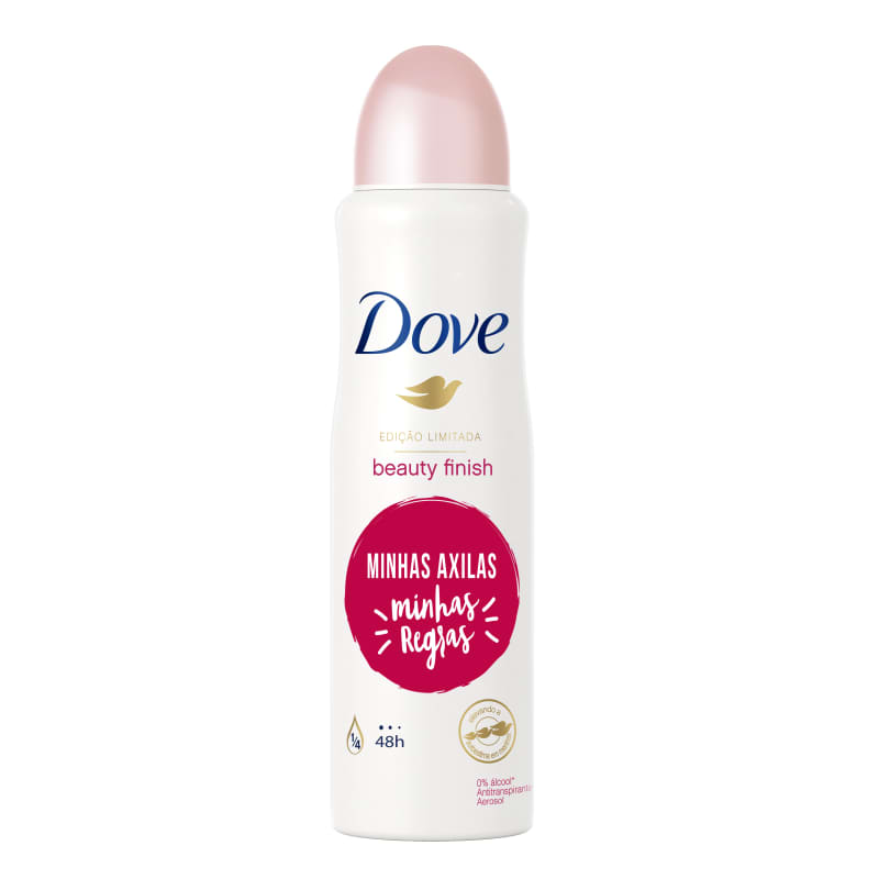 Desodorante Antitranspirante Aerossol Dove Beauty Finish 150ml