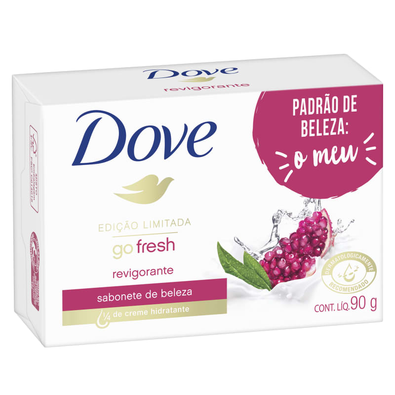 Dove Sabonete em Barra Go Fresh Revigorante Romã e Verbena 90g