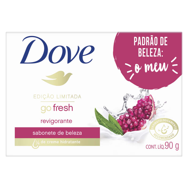 Dove Sabonete em Barra Go Fresh Revigorante Romã e Verbena 90g