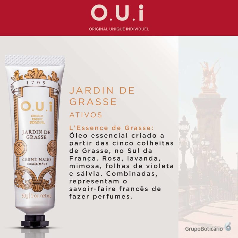 Creme de Mão de Lavanda Francesa