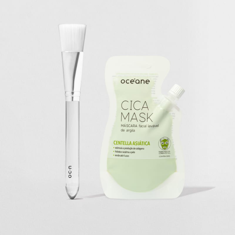 Kit Cica Mask + Pincel Silicone
