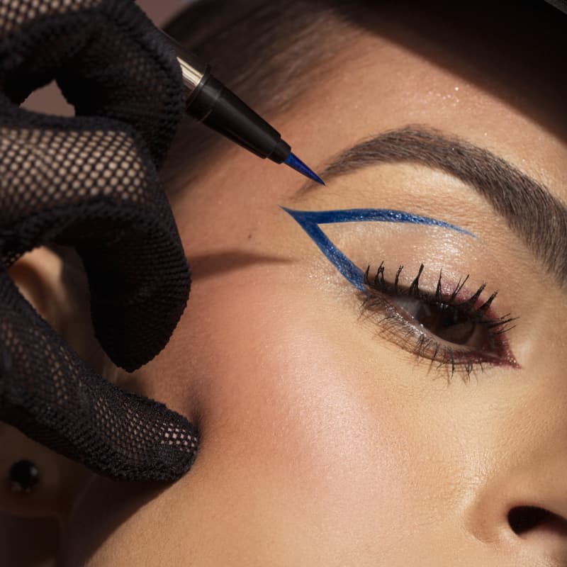 Eyeliner Real Blue Mariana Saad - Caneta Delineadora Azul 1,8g