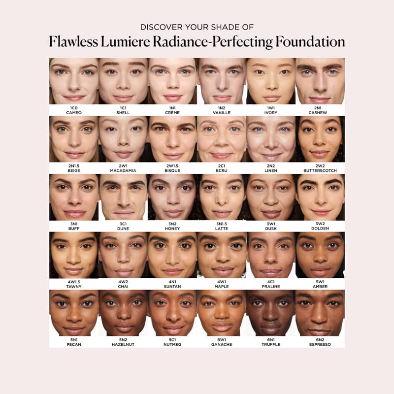 Flawless Lumière Radiance Perfecting Foundation 5W1 Amber - Base Líquida 30ml