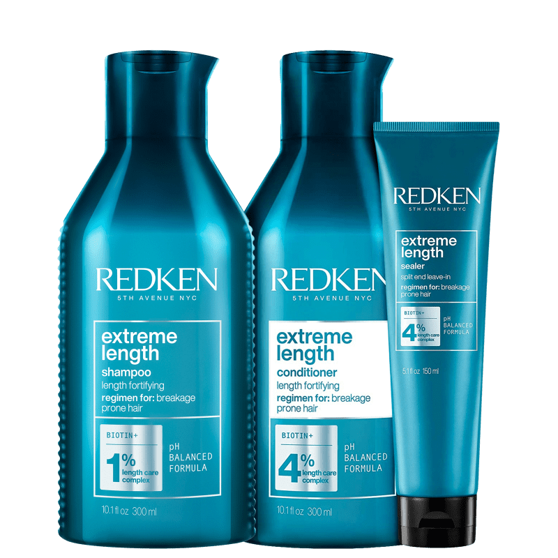 Kit Redken Extreme Length Trio (3 Produtos)