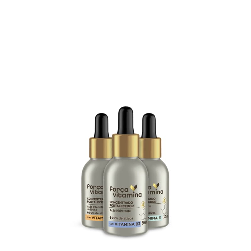 Kit Força Vitamina: Concentrados de Vitamina