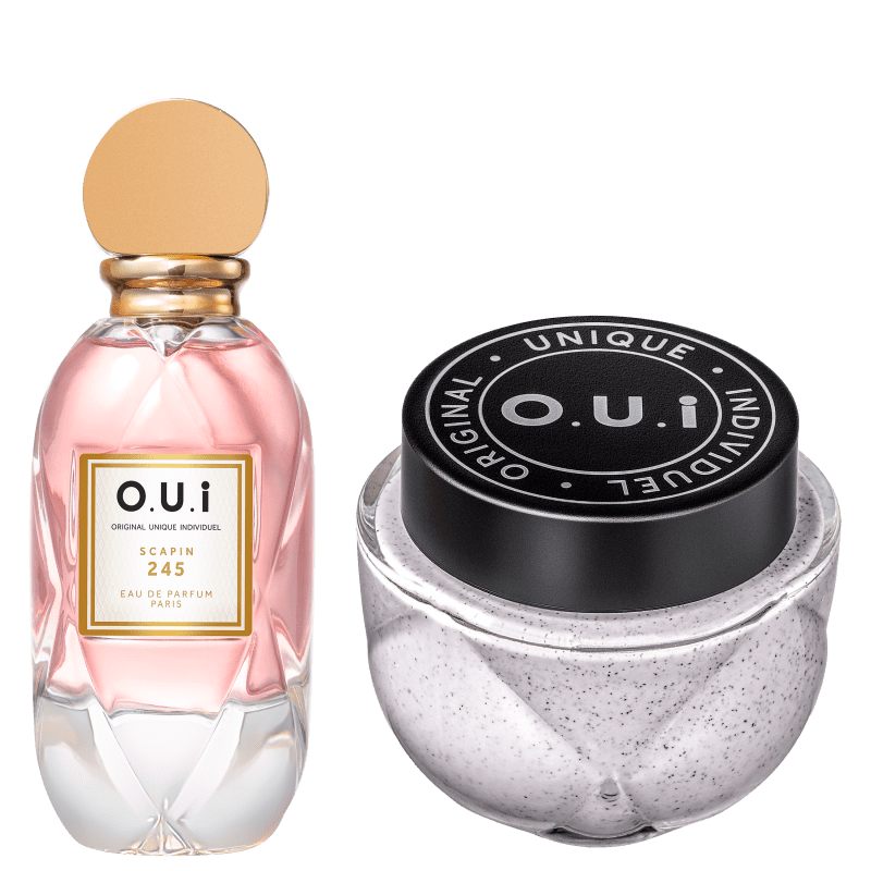 Kit Scapin 245 O.U.i Feminino - Eau de Parfum 75ml + Esfoliante Corporal 200g