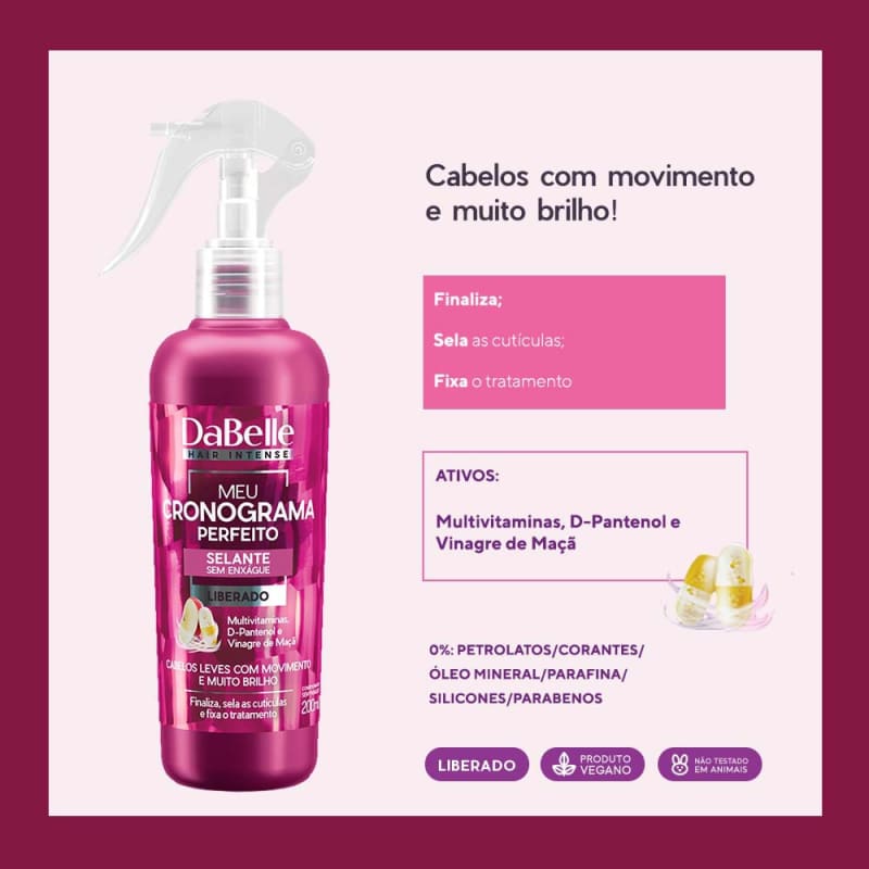 DaBelle Hair Intense Meu Cronograma Perfeiro - Selante 200ml