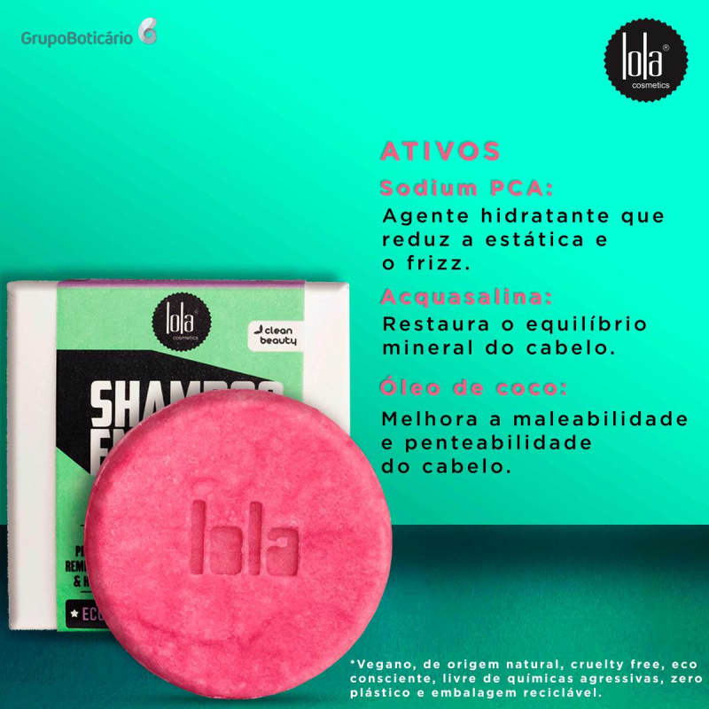 Lola Cosmetics Cachos - Shampoo em Barra 90g