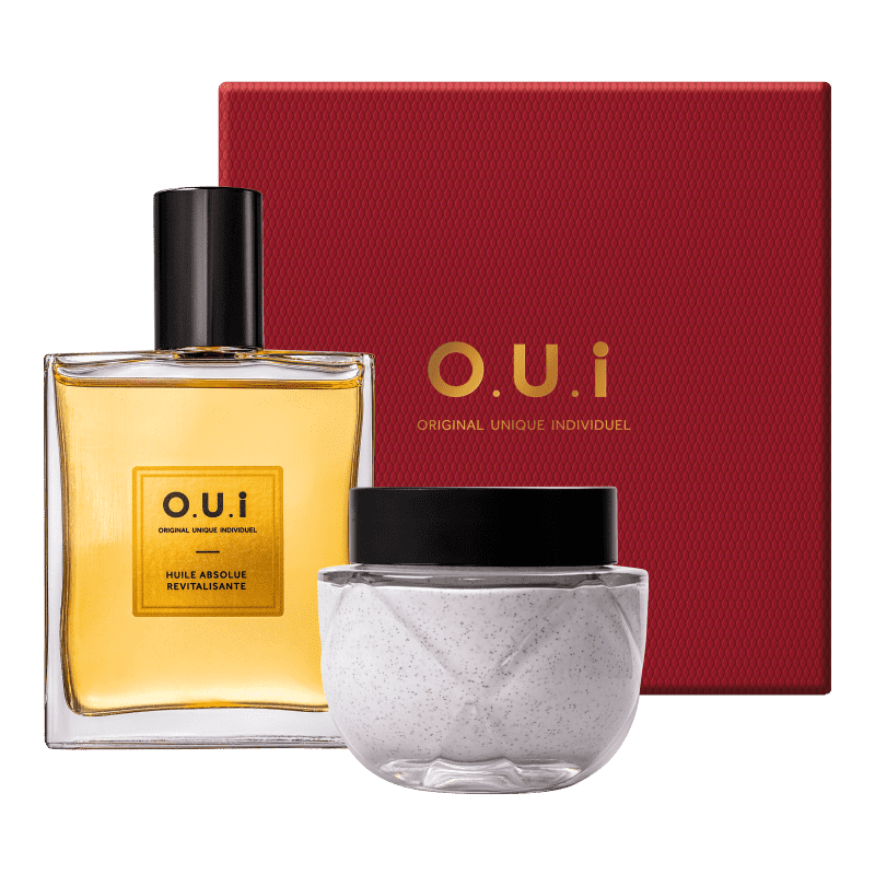 Kit O.U.i Rouge Luxe Revitalisant - Esfoliante Corporal 200ml + Óleo Absoluto 100ml
