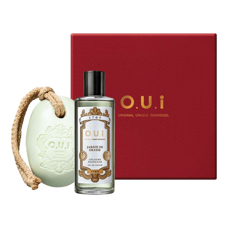 Kit Jardin de Grasse O.U.i Unissex - Eau de Parfum 115ml + Sabonete em Barra 190g