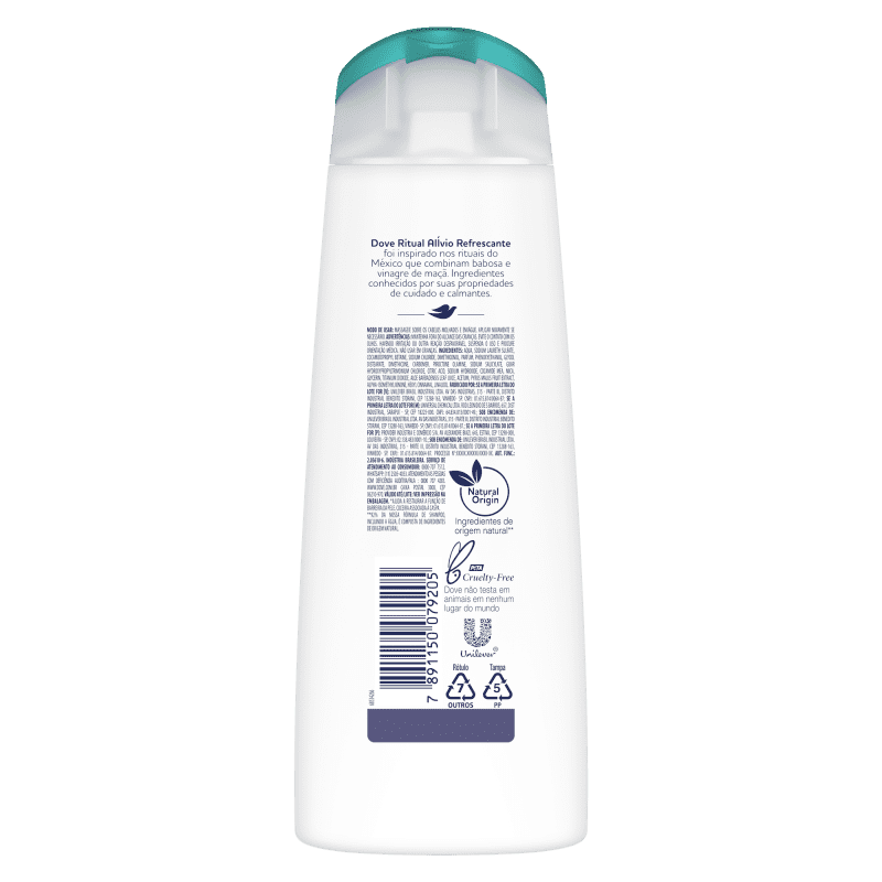 Dove Shampoo Anticaspa Dove Ritual Alívio Refrescante 200ml