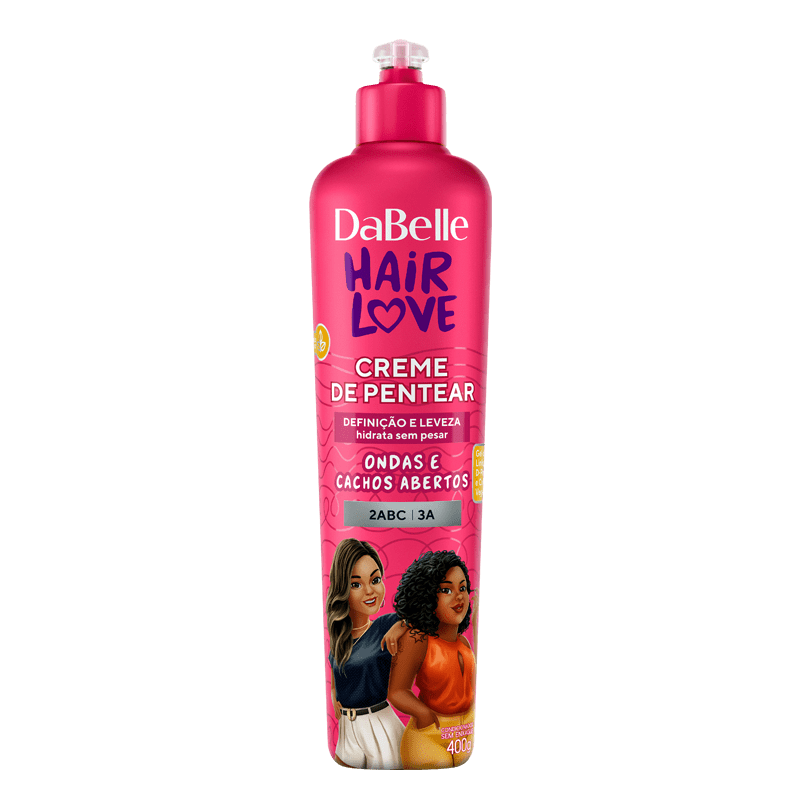 DaBelle Hair Love Creme Para Pentear Ondas e Cachos Abertos 400G
