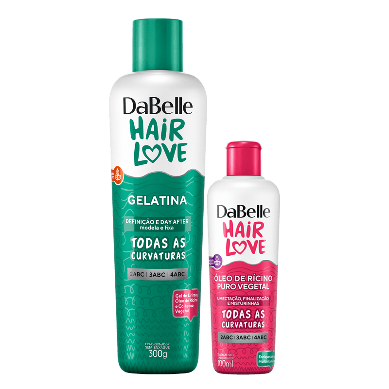Kit DaBelle Hair Love Gelatina + Óleo