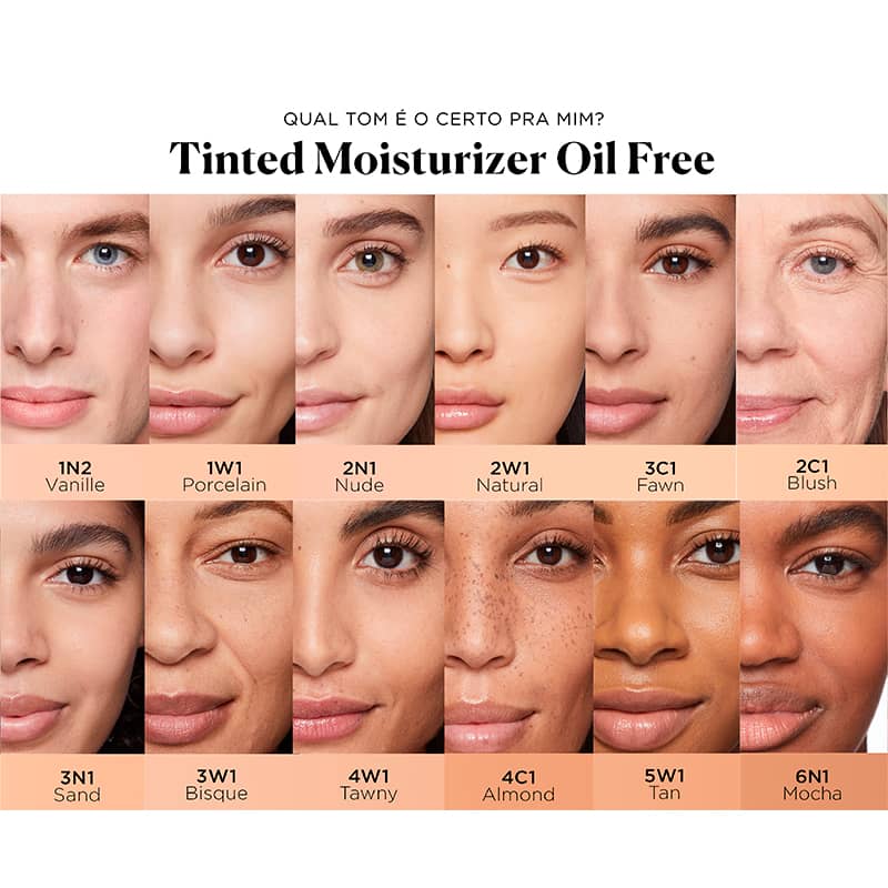 Tinted Moisturizer Oil Free Natural Skin Perfector SPF20 UVB UVA - Sand 3N1 50ML