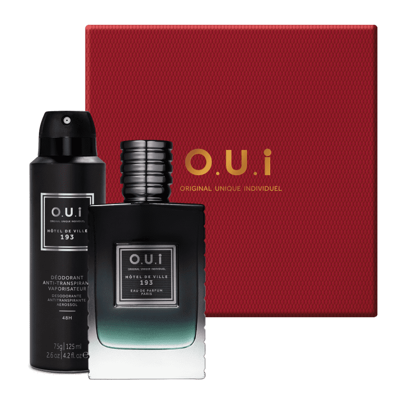 Kit O.U.i Hôtel de Ville 193 Masculino - Eau de Parfum 75ml + Desodorante 75g