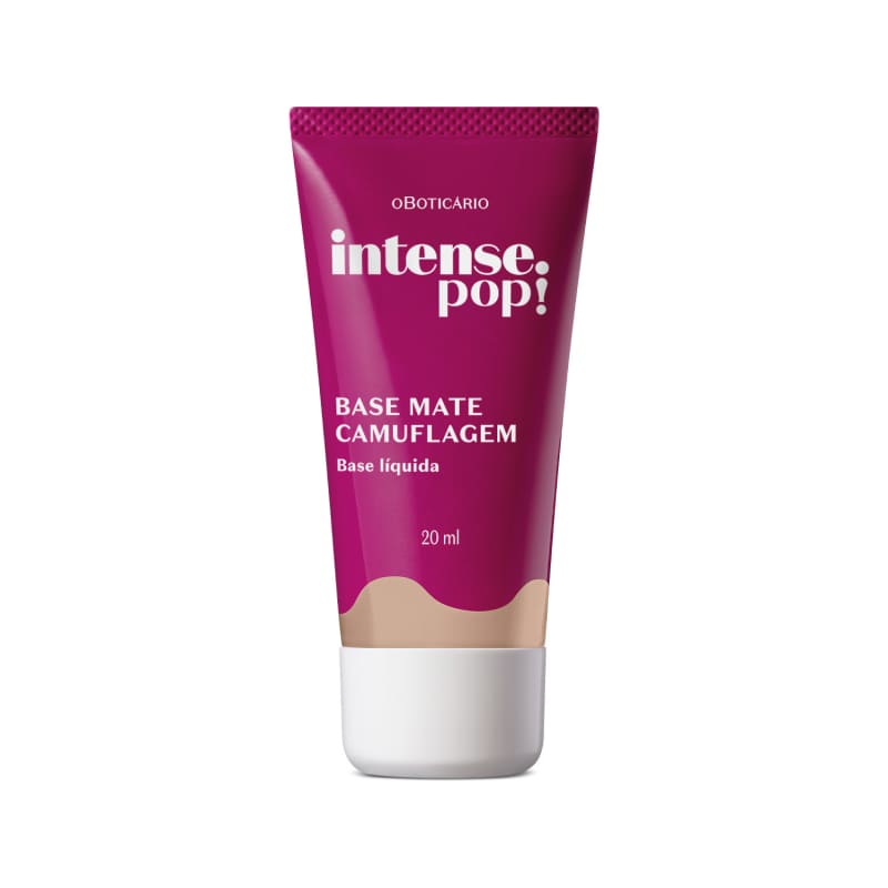 o Boticário Intense Pop! Camuflagem Cor 100 - Base Líquida 20ml Menor preço em o Boticário Intense Pop! Camuflagem Cor 100 - Base Líquida 20ml