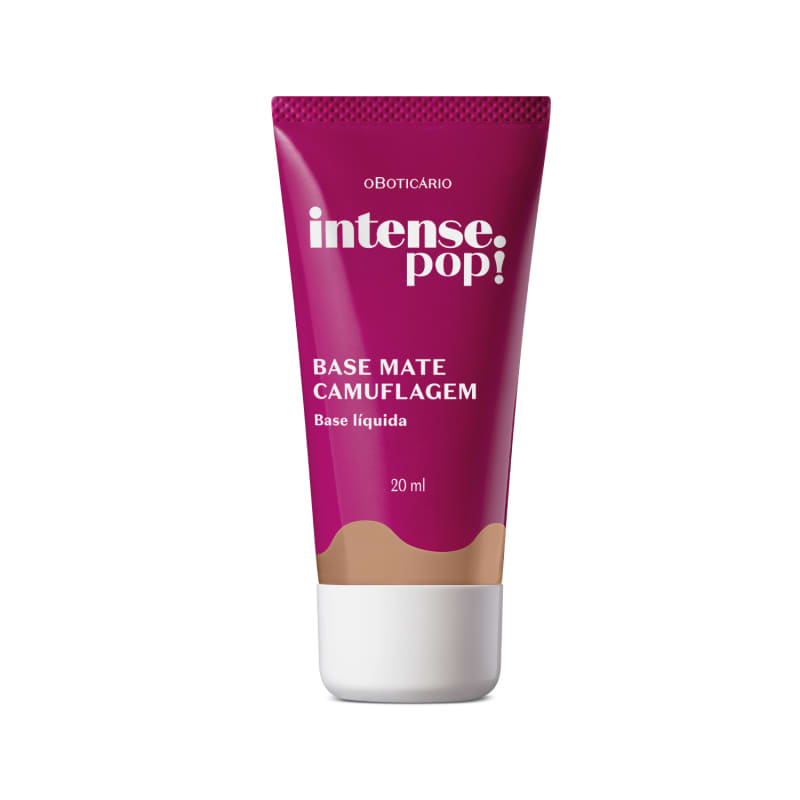 o Boticário Intense Pop! Camuflagem Cor 140 - Base Líquida 20ml Menor preço em o Boticário Intense Pop! Camuflagem Cor 140 - Base Líquida 20ml