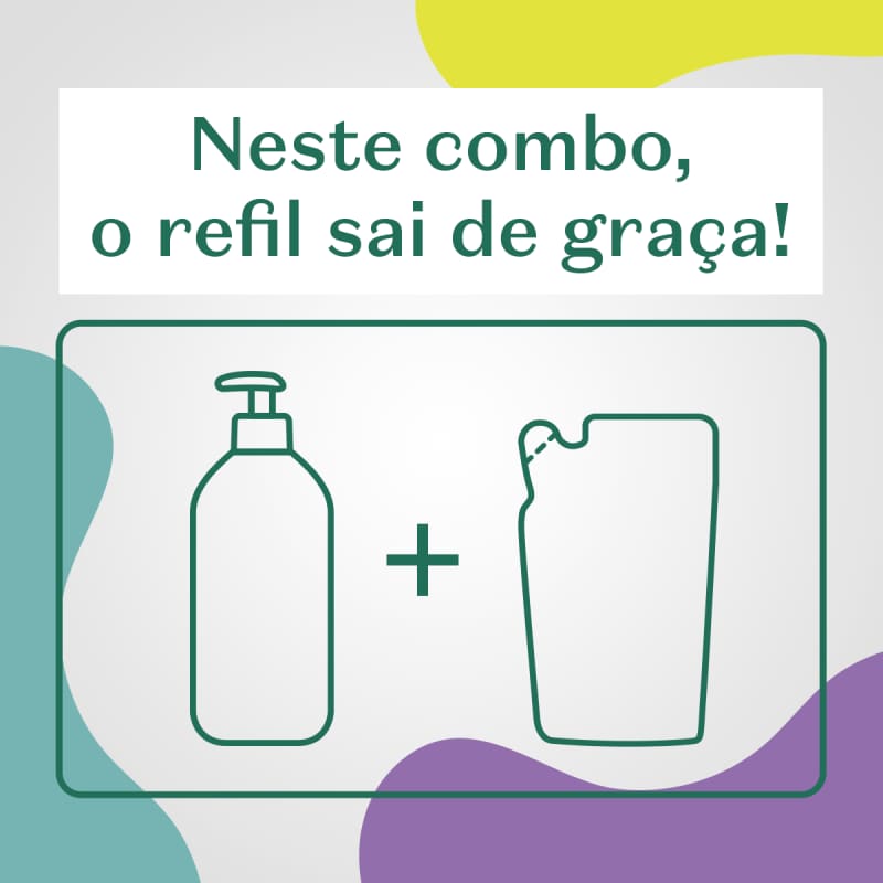 Combo Cuide-se Bem Acalma: Loção Desodorante 400ml + Refil 400ml